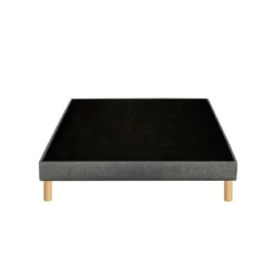 Sommier déco tapissier Unic gris - Merinos