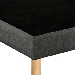 Sommier déco tapissier Unic gris - Merinos