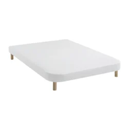 Sommier demi-corbeille tapissier blanc 13 cm Lune - SOMEO