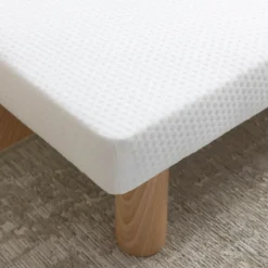 Sommier extra-plat tapissier blanc 7 cm Étoile - SOMEO
