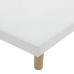 Sommier extra-plat tapissier blanc 7 cm Étoile - SOMEO