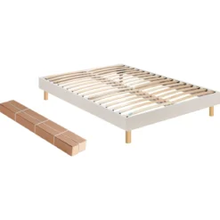 Sommier kit déco en bois massif - Merinos