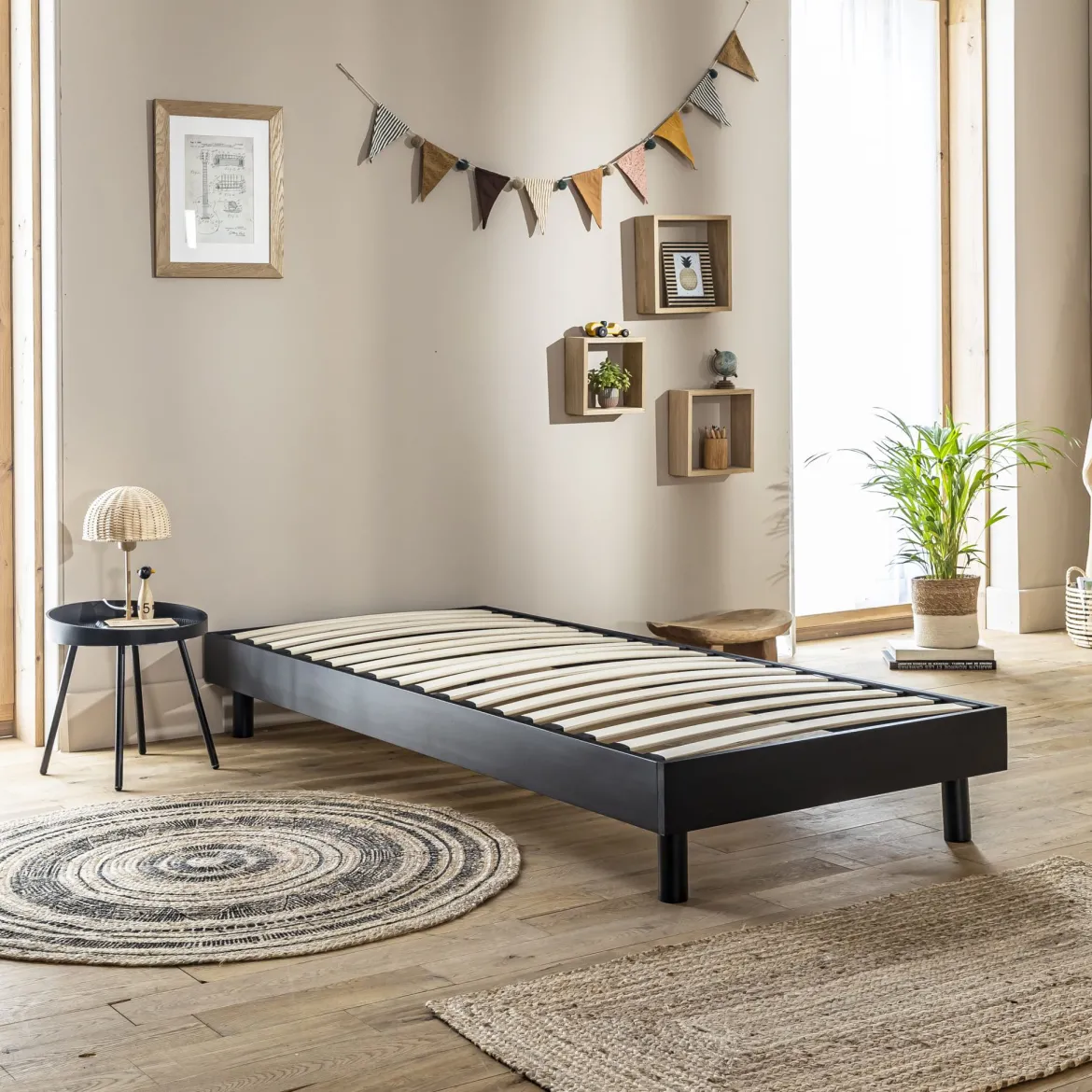 Sommier kit en bois massif
