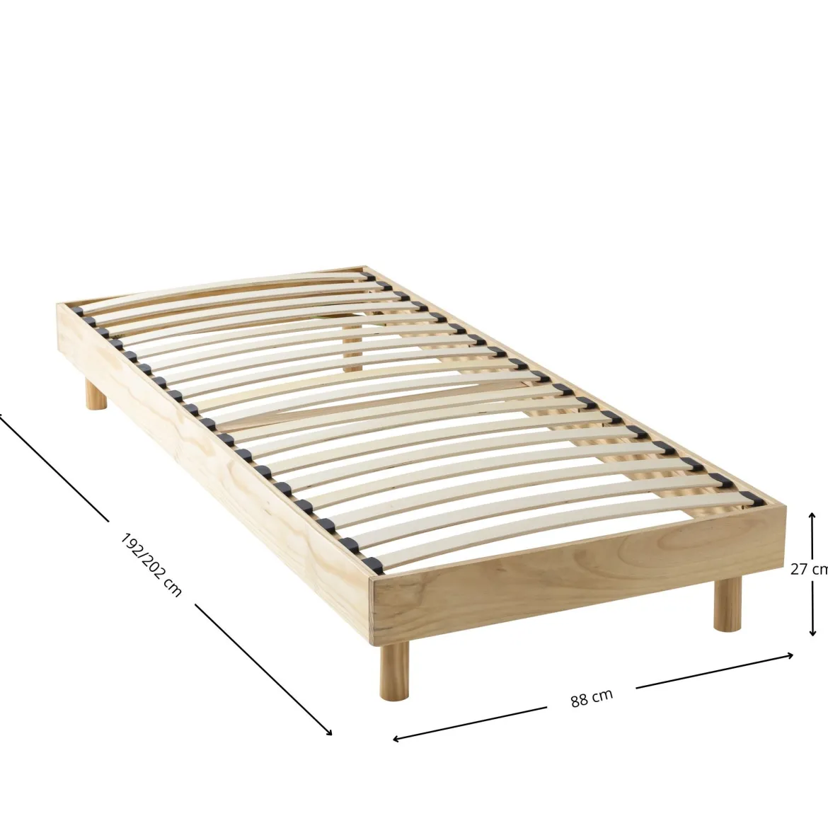 Sommier kit enfant en bois massif