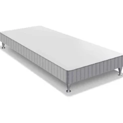 Sommier Simmons à Lattes Recouvertes D35V + Pieds