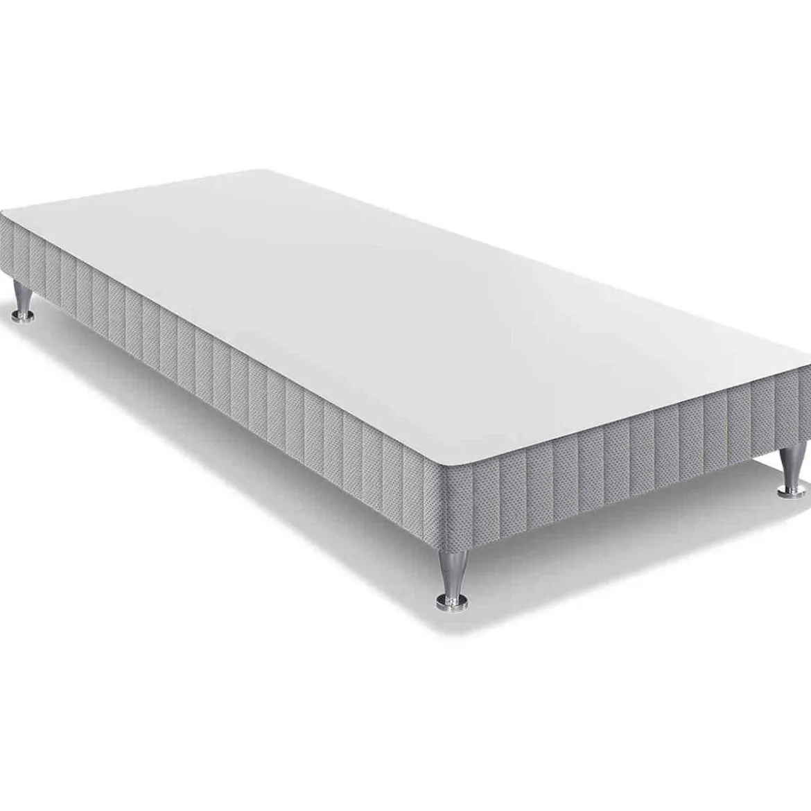Sommier Simmons à Lattes Recouvertes D35V + Pieds