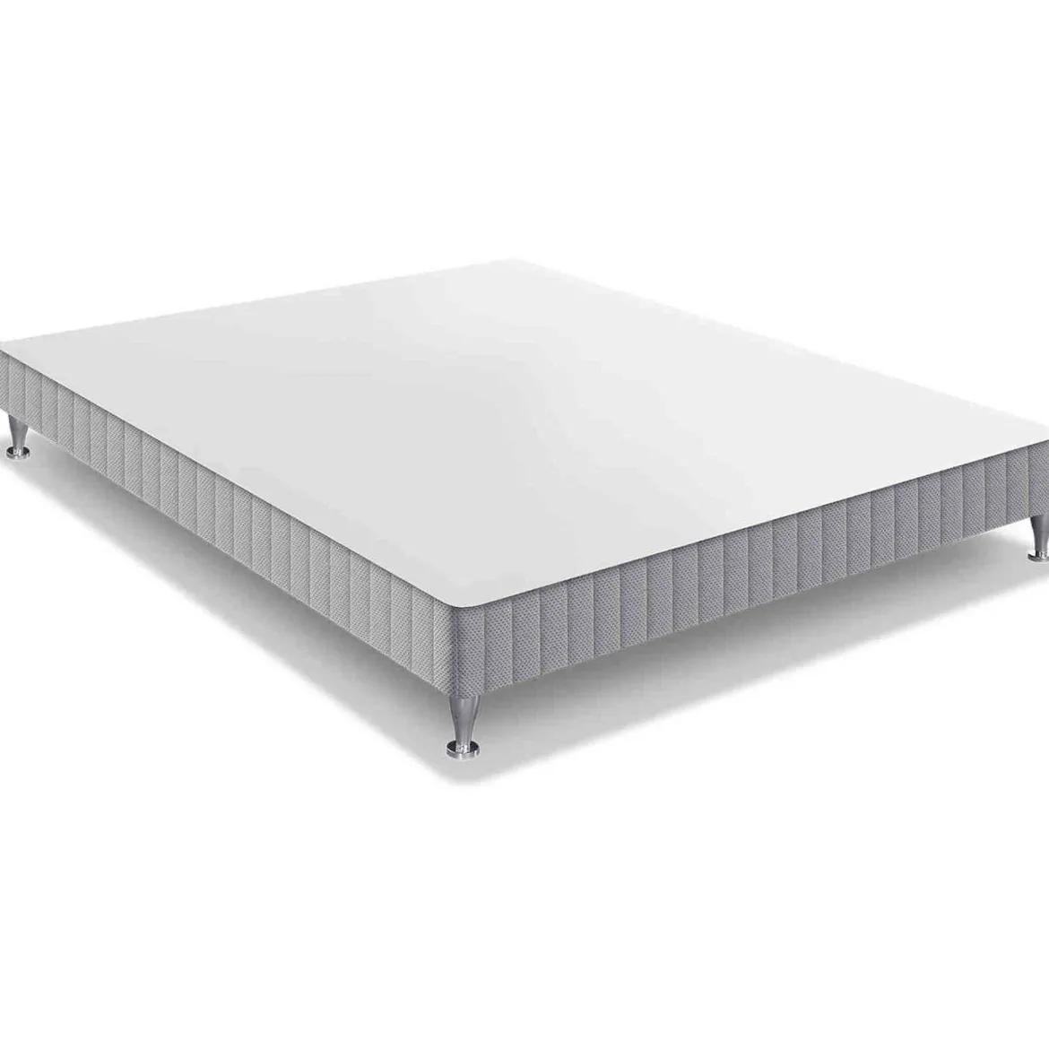Sommier Simmons à Lattes Recouvertes D35V + Pieds