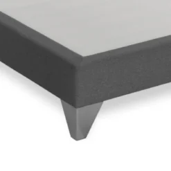 Sommier Tempur déco encastrable anthracite