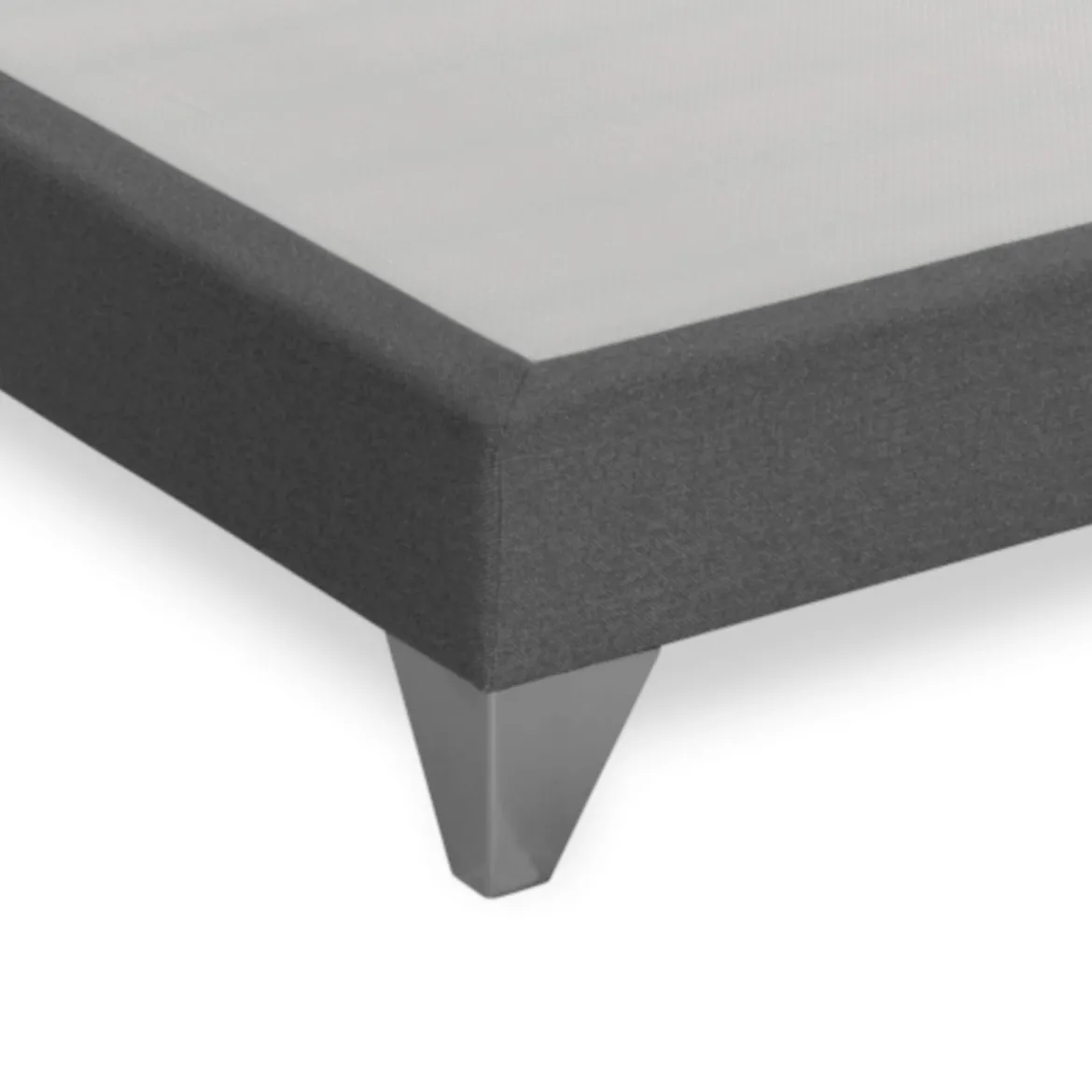 Sommier Tempur déco encastrable anthracite