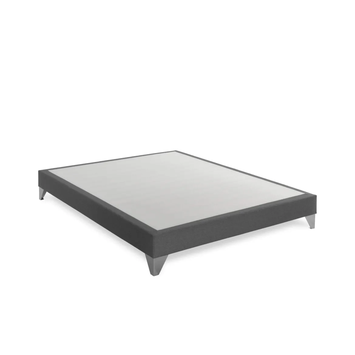 Sommier Tempur déco encastrable anthracite
