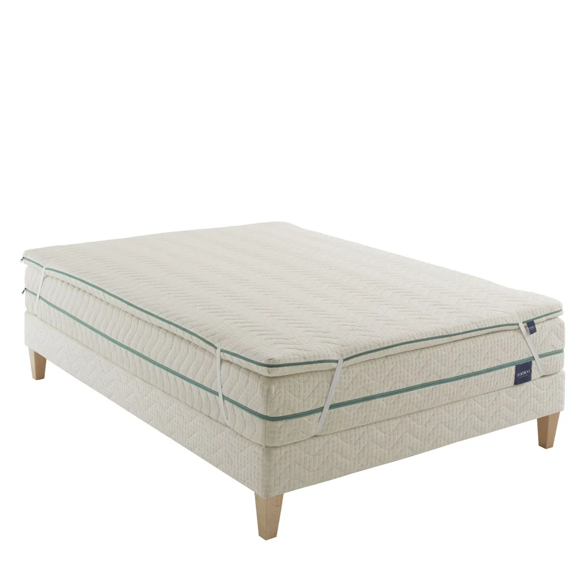 Surmatelas latex naturel mi-ferme Someo Aube