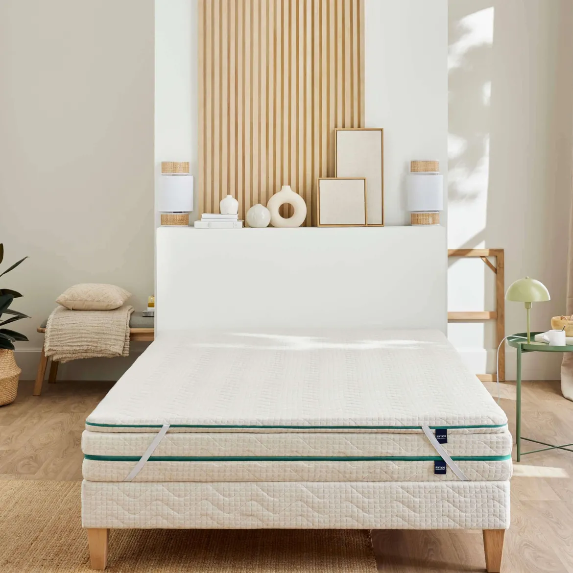 Surmatelas latex naturel mi-ferme Someo Aube