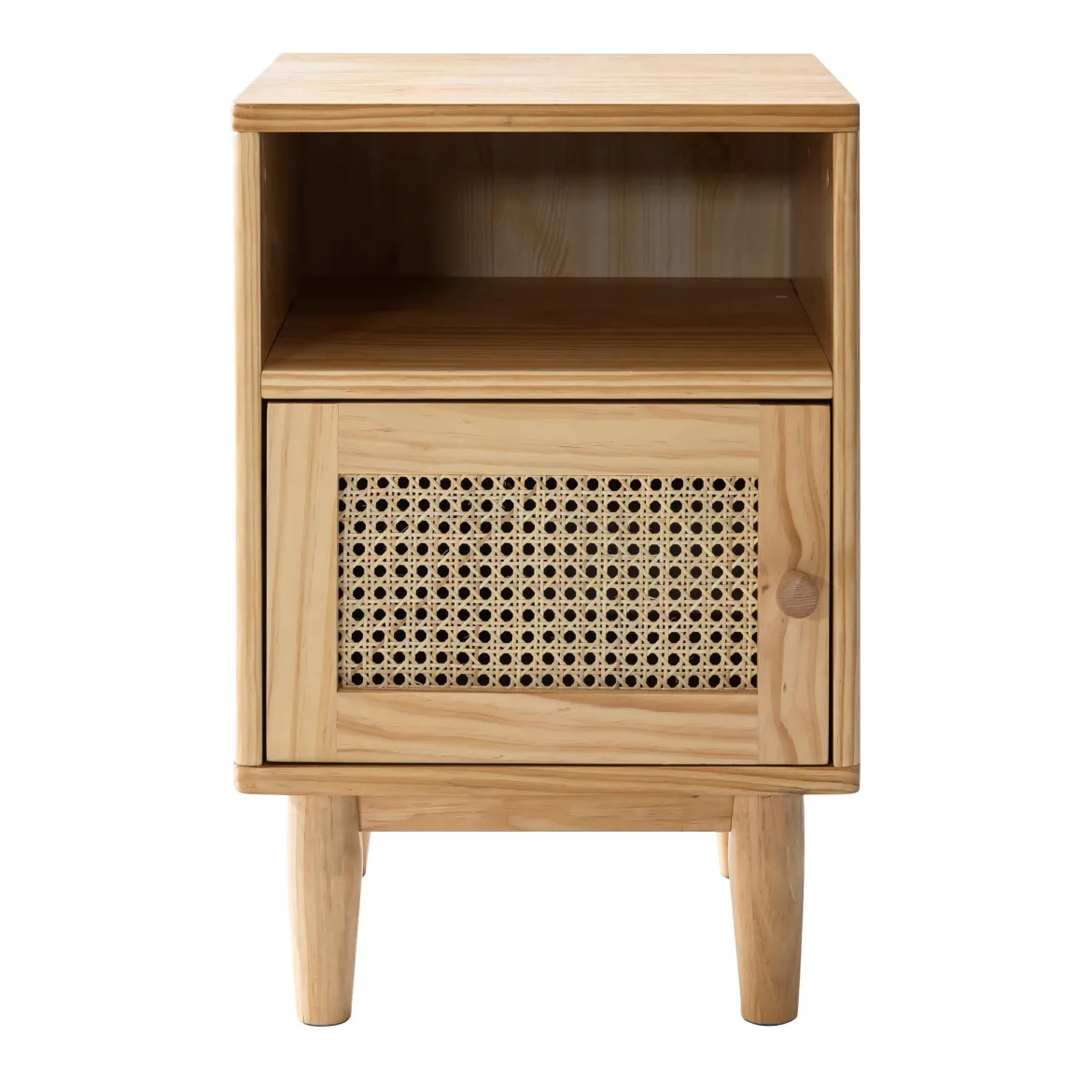 Table de chevet cannage en pin massif ANNA - CH17023