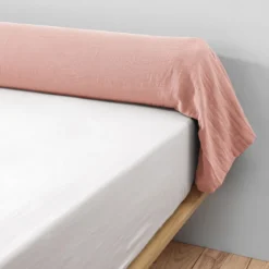 Taie de traversin double gaze de coton Terre de Nuit