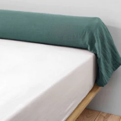 Taie de traversin double gaze de coton Terre de Nuit