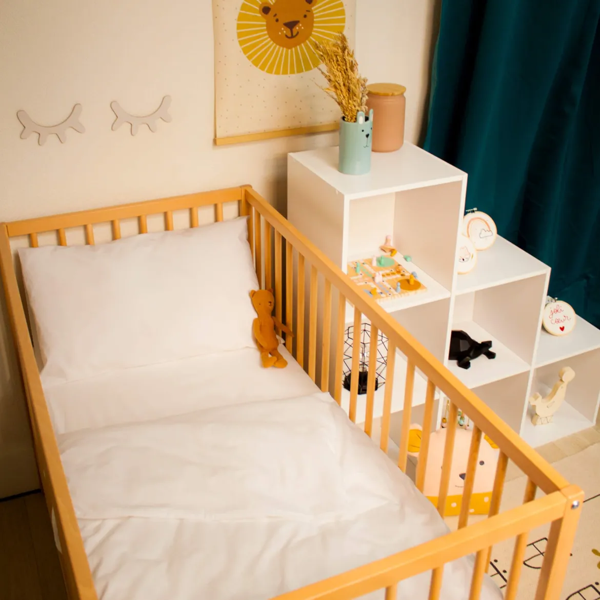 Taie d'oreiller bébé percale 40x60
