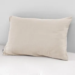 Taie d'oreiller double gaze de coton