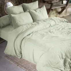 Taie d'oreiller double gaze de coton