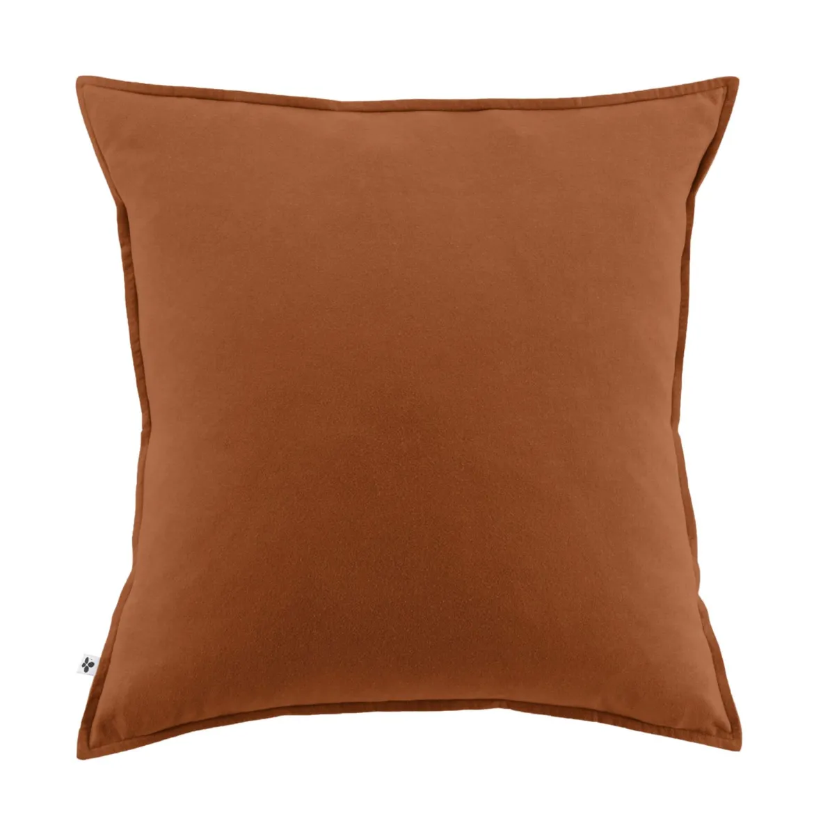 Taie d'oreiller flanelle orange