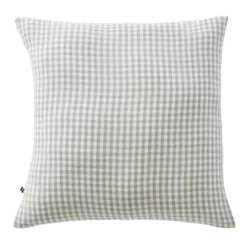 Taie d'oreiller gaze de coton imprimé vichy