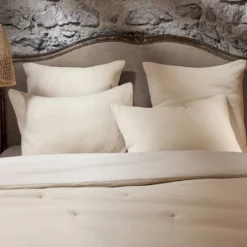 Taie d'oreiller nid d'abeille Terre de Nuit Maya