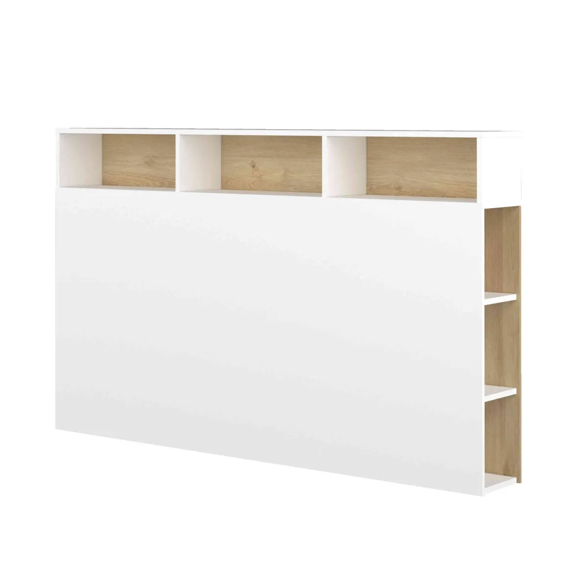 Tête de lit avec niches de rangement en bois - TL9052