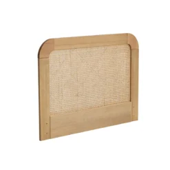 Tête de lit SMOOTHCLOUD en cannage et bois naturel