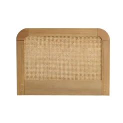 Tête de lit SMOOTHCLOUD en cannage et bois naturel