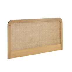 Tête de lit SMOOTHCLOUD en cannage et bois naturel