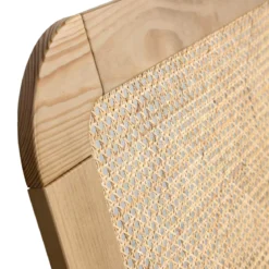 Tête de lit SMOOTHCLOUD en cannage et bois naturel