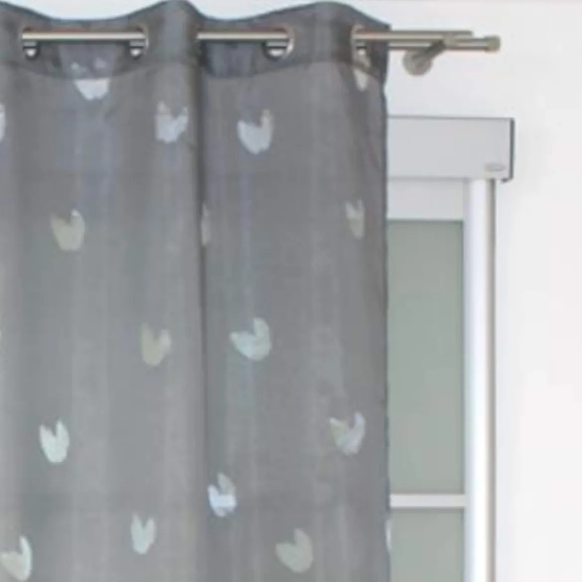 Voilage tulipe gris 140x240
